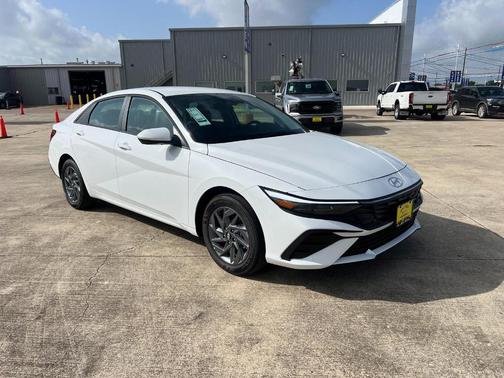 White 2025 Hyundai ELANTRA HEV Blue