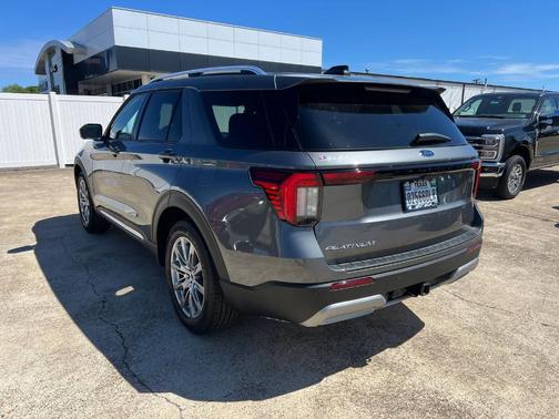 Gray 2026 Ford Explorer Platinum