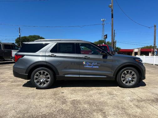 Gray 2026 Ford Explorer Platinum