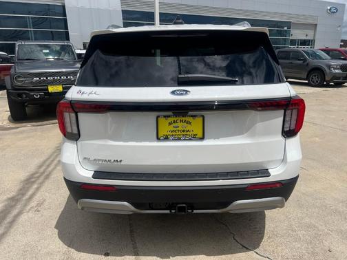 White 2026 Ford Explorer Platinum