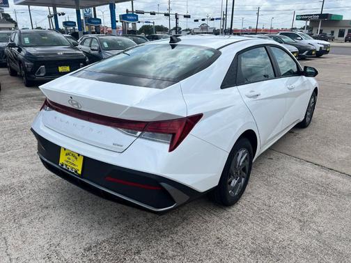 White 2025 Hyundai ELANTRA HEV Blue