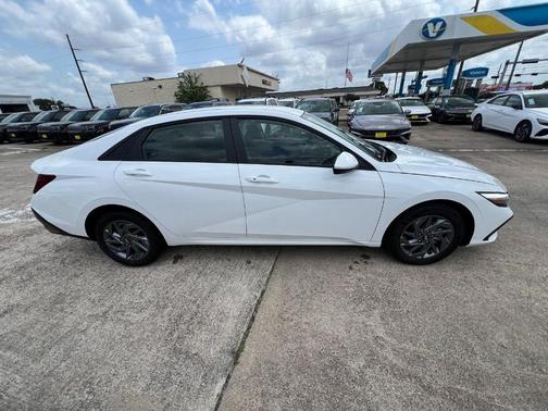 White 2025 Hyundai ELANTRA HEV Blue