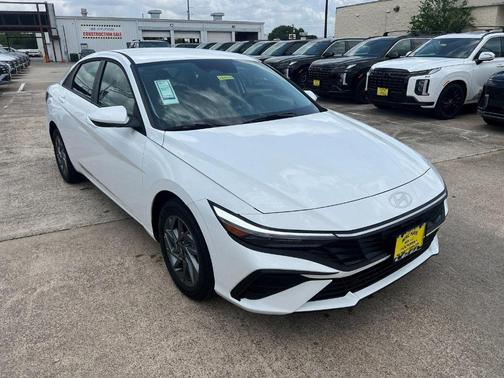 White 2025 Hyundai ELANTRA HEV Blue