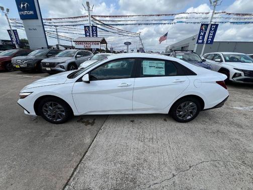 White 2025 Hyundai ELANTRA HEV Blue