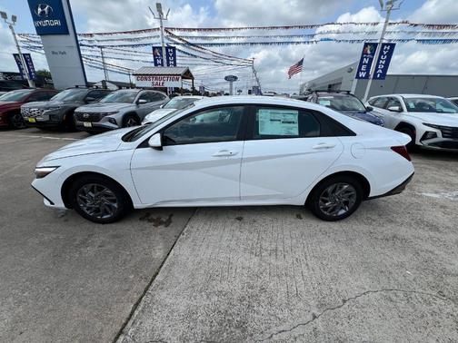 White 2025 Hyundai ELANTRA HEV Blue