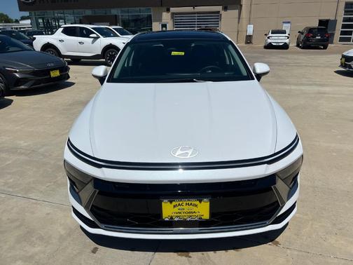 White 2026 Hyundai SONATA Hybrid SEL