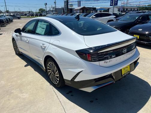 White 2026 Hyundai SONATA Hybrid SEL