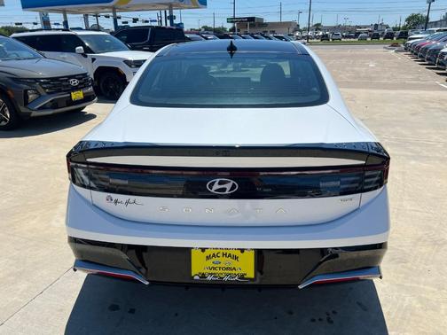 White 2026 Hyundai SONATA Hybrid SEL