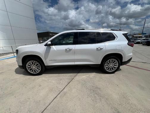 White Frost Tri-Coat 2024 GMC Acadia Denali