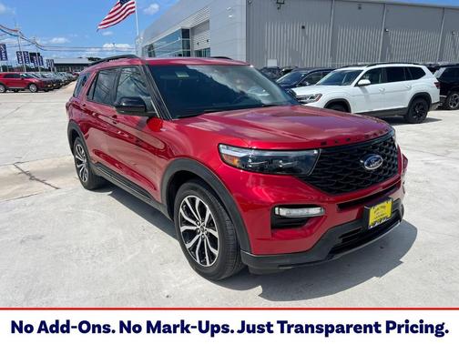Red Metallic 2023 Ford Explorer ST-Line