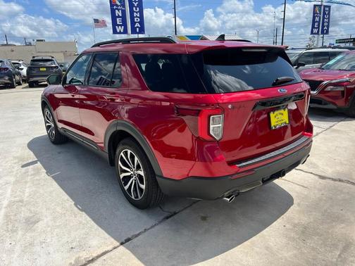 Red Metallic 2023 Ford Explorer ST-Line