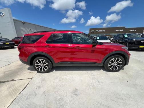 Red Metallic 2023 Ford Explorer ST-Line