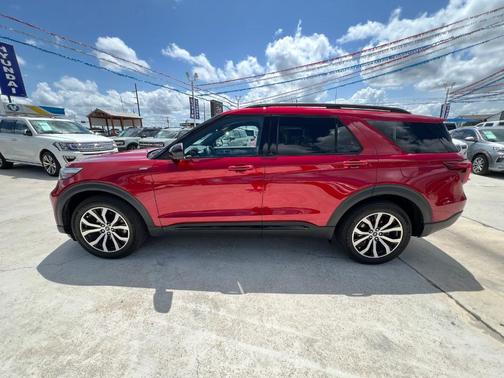 Red Metallic 2023 Ford Explorer ST-Line