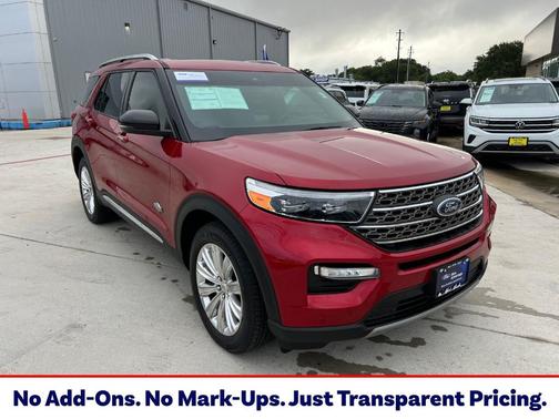 Red Metallic 2024 Ford Explorer King Ranch