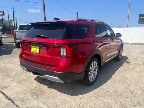 Red 2026 Ford Explorer Platinum