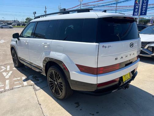 White 2026 Hyundai SANTA FE HEV Calligraphy