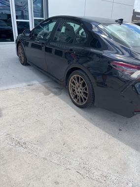 Midnight Black Metallic 2024 Toyota Camry SE Nightshade