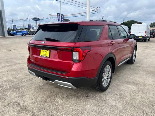 Red Metallic 2026 Ford Explorer Platinum