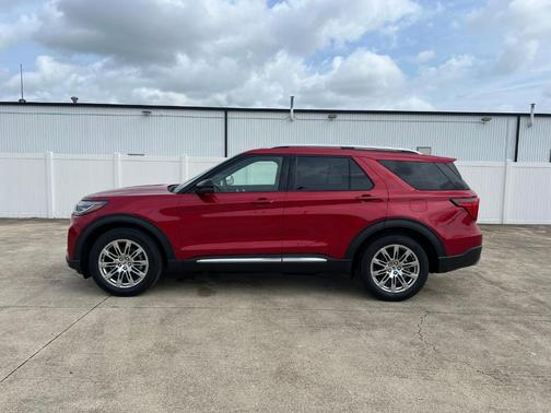 Red Metallic 2026 Ford Explorer Platinum