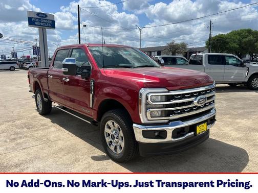 Red 2026 Ford F-250 Lariat