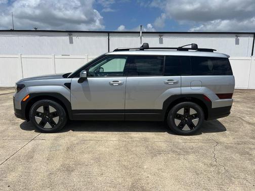 Shimmering Silver 2026 Hyundai SANTA FE HEV SEL