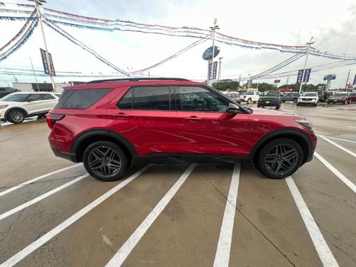 Red Metallic 2025 Ford Explorer ST-Line