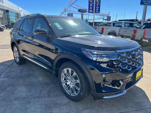 Black Metallic 2026 Ford Explorer Platinum