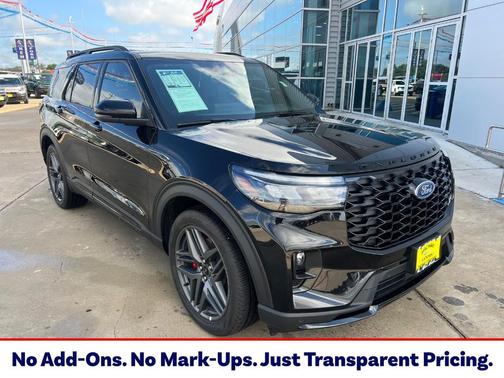 Black Metallic 2025 Ford Explorer ST