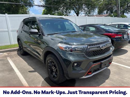 Green Metallic 2021 Ford Explorer Timberline