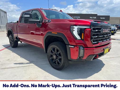 Volcanic Red 2024 GMC Sierra 2500 AT4
