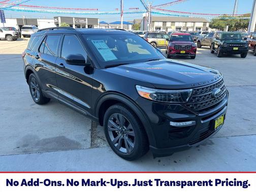 Black Metallic 2022 Ford Explorer XLT