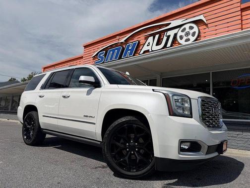 White Frost Tricoat 2018 GMC Yukon Denali