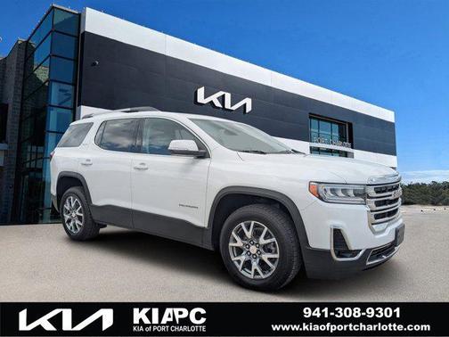 Summit White 2023 GMC Acadia AWD SLT