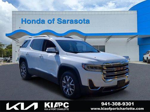 Summit White 2023 GMC Acadia AWD SLT