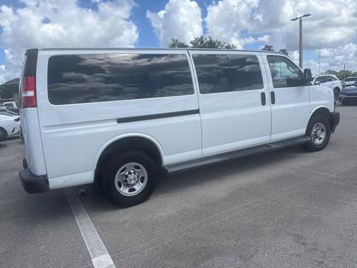 Summit White 2023 Chevrolet Express 3500 RWD 3500 Extended Wheelbase LS