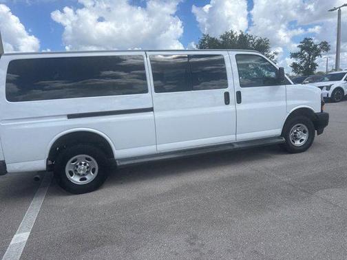 Summit White 2023 Chevrolet Express 3500 RWD 3500 Extended Wheelbase LS