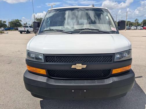 Summit White 2023 Chevrolet Express 3500 RWD 3500 Extended Wheelbase LS