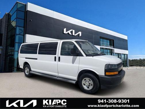 Summit White 2023 Chevrolet Express 3500 RWD 3500 Extended Wheelbase LS