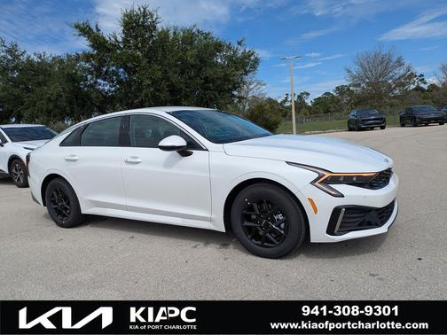 Snow White Pearl 2026 Kia K5 LXS FWD