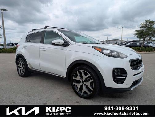 Snow White Pearl 2017 Kia Sportage SX Turbo