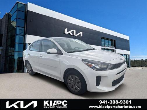 Clear White 2020 Kia Rio LX
