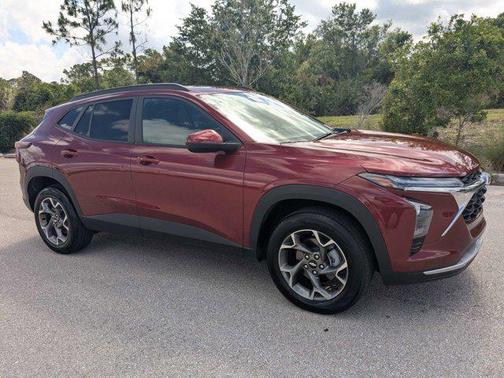 Crimson Metallic 2025 Chevrolet Trax LT