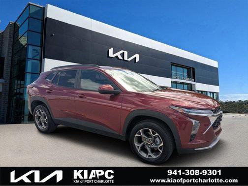 Crimson Metallic 2025 Chevrolet Trax LT