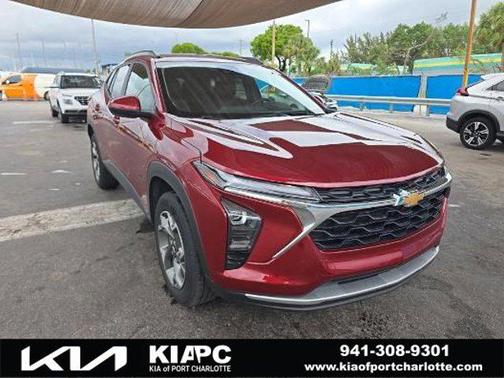 Crimson Metallic 2025 Chevrolet Trax LT