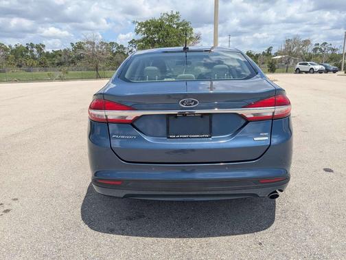 Blue Metallic 2018 Ford Fusion SE