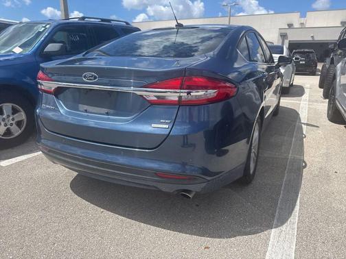 Blue Metallic 2018 Ford Fusion SE