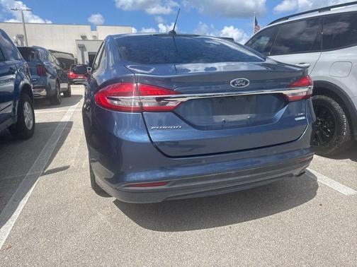 Blue Metallic 2018 Ford Fusion SE