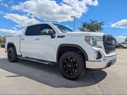 Summit White 2019 GMC Sierra 1500 SLT