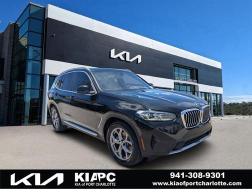 Jet Black 2022 BMW X3 sDrive30i