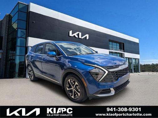 Sapphire Blue 2024 Kia Sportage EX